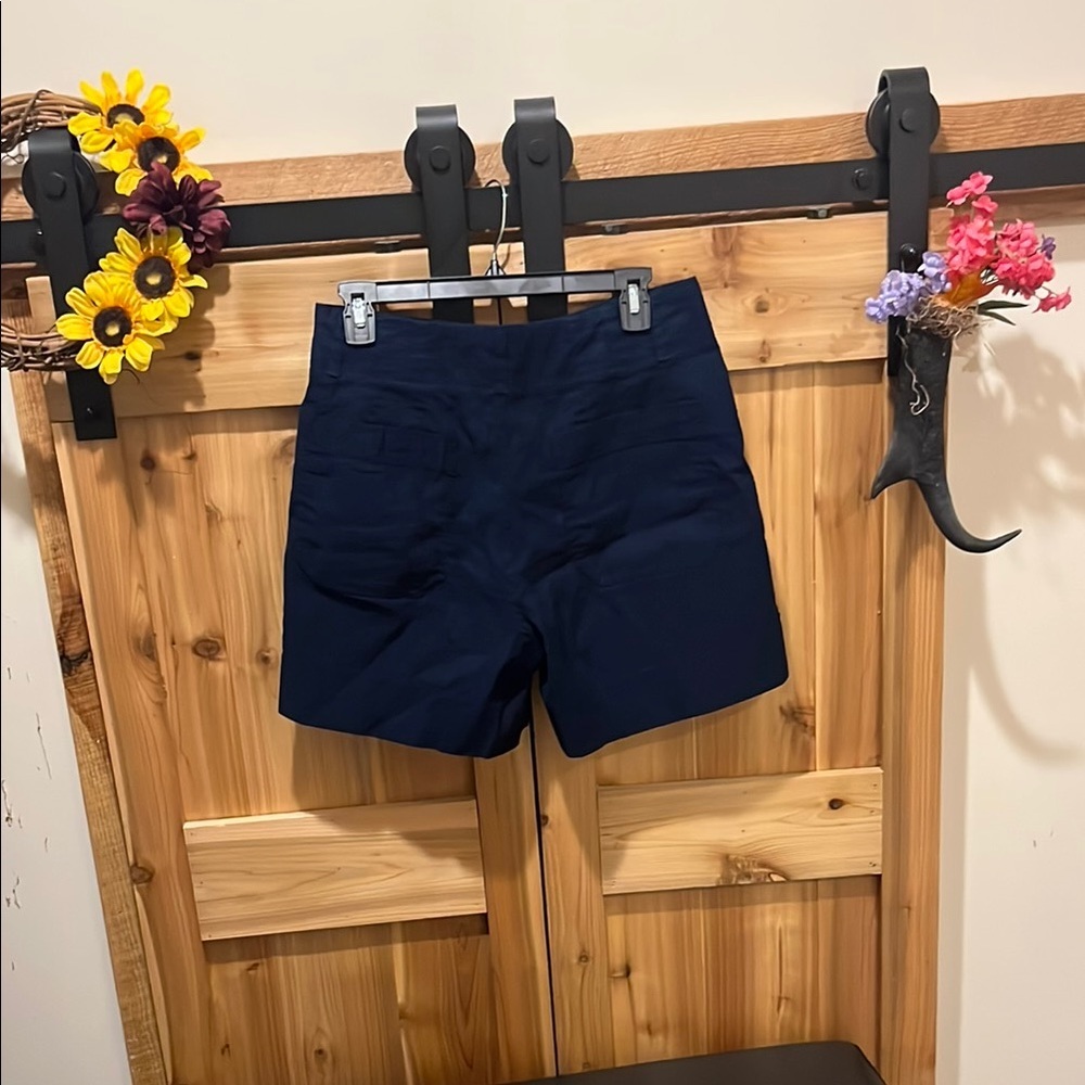 Anthropologie Navy Women's Bermuda Shorts - Picture 5 of 9